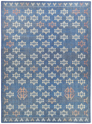 Aurora Sapphire Indoor/Outdoor Rug - Floorsome - INDOOR/OUTDOOR