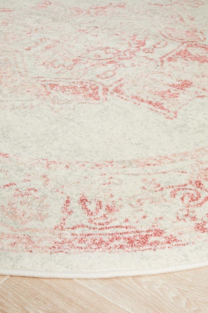 Avenue 702 Rose Round Rug - Floorsome - Avenue Collection - AVE - 702 - ROSE - 150X150 - Avenue Collection