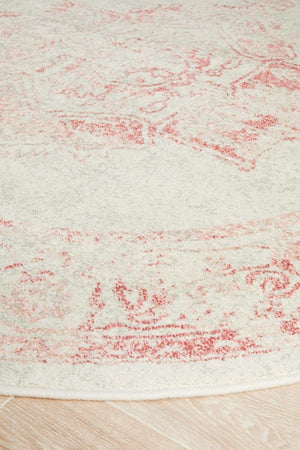 Avenue 702 Rose Round Rug - Floorsome - Avenue Collection