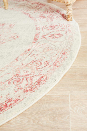 Avenue 702 Rose Round Rug - Floorsome - Avenue Collection