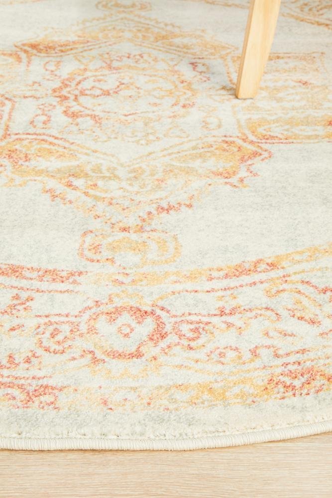 Avenue 702 Sunset Round Rug - Floorsome - Avenue Collection - AVE - 702 - SUN - 150X150 - Avenue Collection