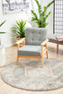 Avenue 703 Grey Round Rug - Floorsome - Avenue Collection - AVE - 703 - GREY - 150X150 - Avenue Collection