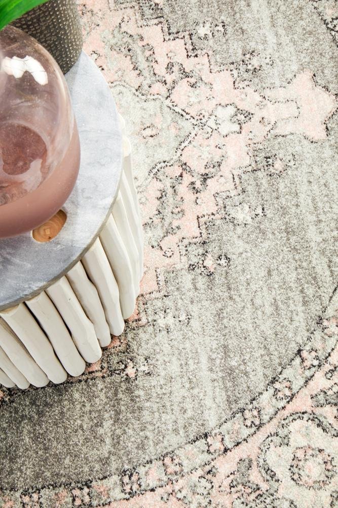 Avenue 703 Grey Round Rug - Floorsome - Avenue Collection - AVE - 703 - GREY - 150X150 - Avenue Collection