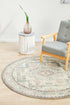 Avenue 704 Silver Round Rug - Floorsome - Avenue Collection - AVE - 704 - SIL - 150X150 - Avenue Collection