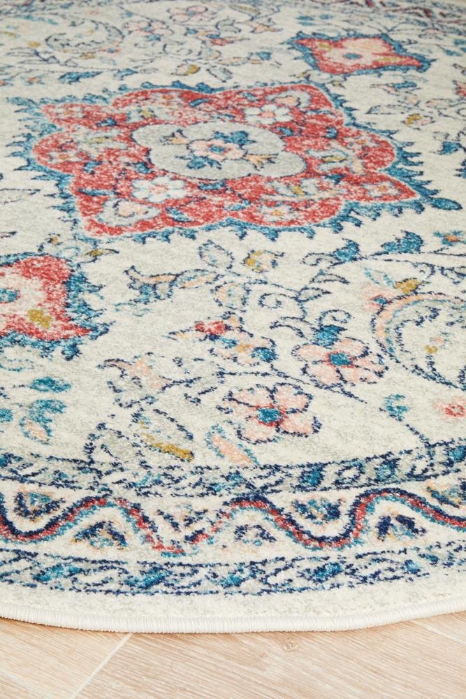 Avenue 705 Pastel Round Rug - Floorsome - Avenue Collection - AVE - 705 - PAST - 150X150 - Avenue Collection