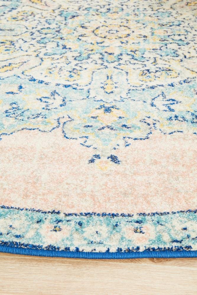 Avenue 706 Flamingo Round Rug - Floorsome - Avenue Collection - AVE - 706 - FLAM - 150X150 - Avenue Collection