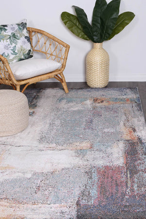 Aveza Abstract Grey Rug - Floorsome - Rug
