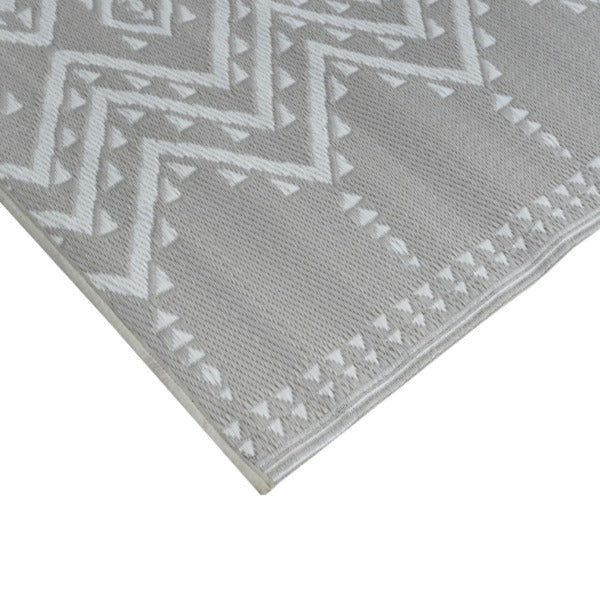 Ayana Grey Recycled Plastic Outdoor Rug - Floorsome - Outdoor Rugs - PLRAYANA0180270 - Outdoor Rugs