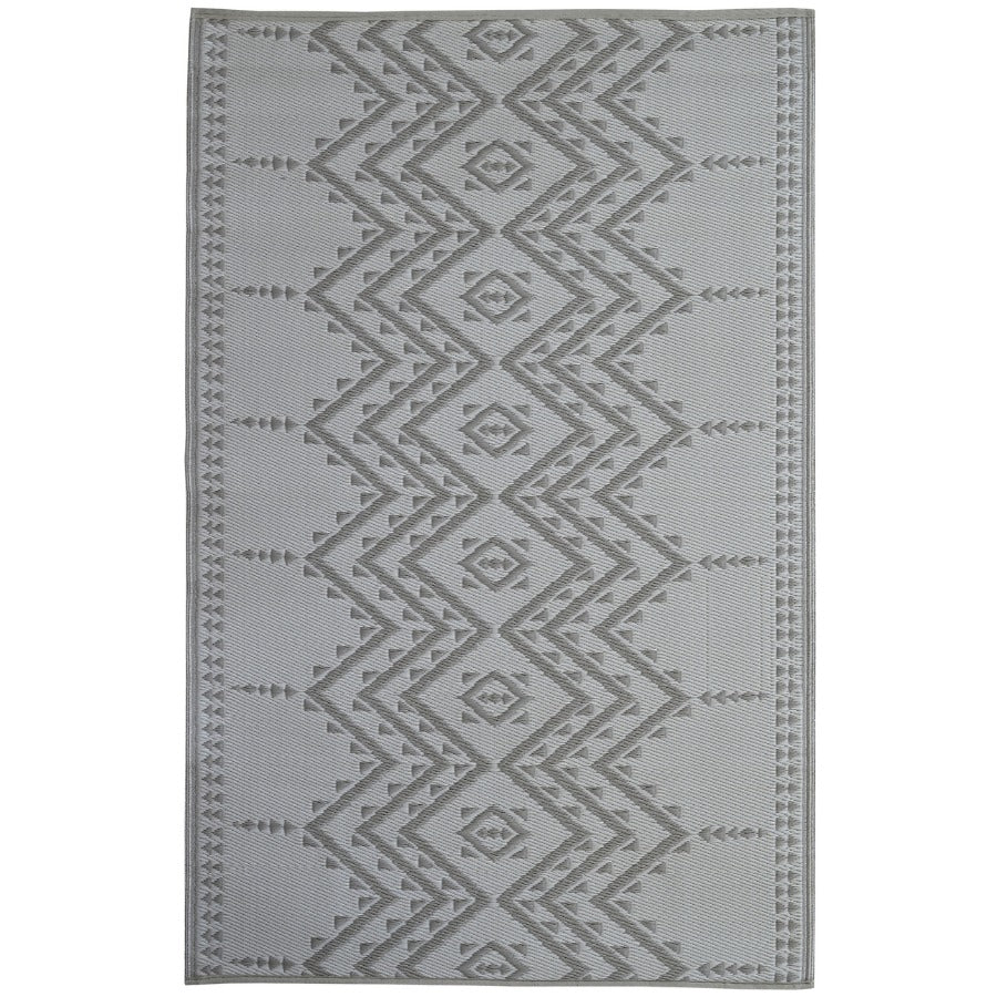 Ayana Grey Recycled Plastic Outdoor Rug - Floorsome - Outdoor Rugs - PLRAYANA0180270 - Outdoor Rugs