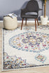 Babil Akkad Bohemian White Rug - Floorsome - MODERN - BLN - 202 - WHT - 230X160 - MODERN