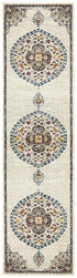 Babil Akkad Bohemian White Rug - Floorsome - MODERN - BLN - 202 - WHT - 300X80 - MODERN