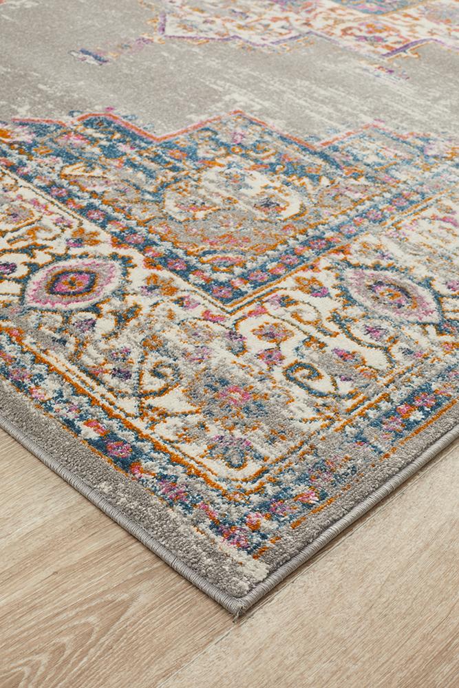 Babil Badra Bohemian Grey Rug - Floorsome - MODERN - BLN - 211 - GREY - 230X160 - MODERN