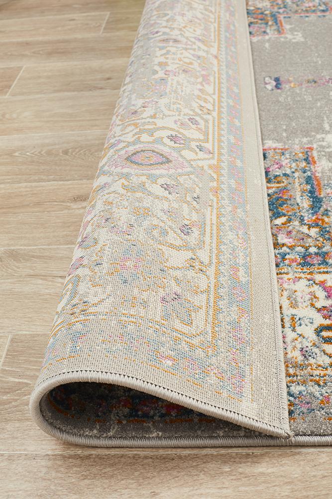 Babil Badra Bohemian Grey Rug - Floorsome - MODERN - BLN - 211 - GREY - 230X160 - MODERN