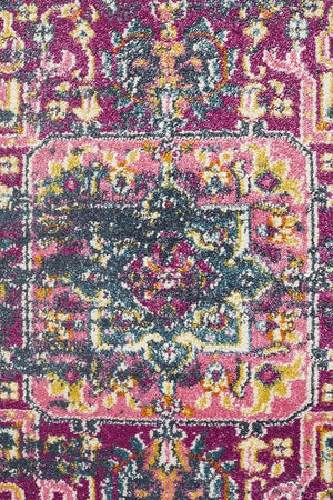 Babil Badra Bohemian Navy Rug - Floorsome - MODERN