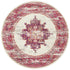 Babil Badra Bohemian Pink Round Rug - Floorsome - MODERN - BLN - 211 - PINK - 150X150 - MODERN