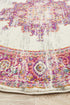 Babil Badra Bohemian Pink Round Rug - Floorsome - MODERN - BLN - 211 - PINK - 150X150 - MODERN