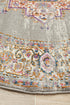 Babil Badra Bohemian Round Rug - Floorsome - MODERN - BLN - 211 - GREY - 150X150 - MODERN