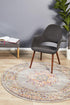 Babil Badra Bohemian Round Rug - Floorsome - MODERN - BLN - 211 - GREY - 150X150 - MODERN
