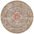 Babil Badra Bohemian Round Rug - Floorsome - MODERN - BLN - 211 - GREY - 150X150 - MODERN