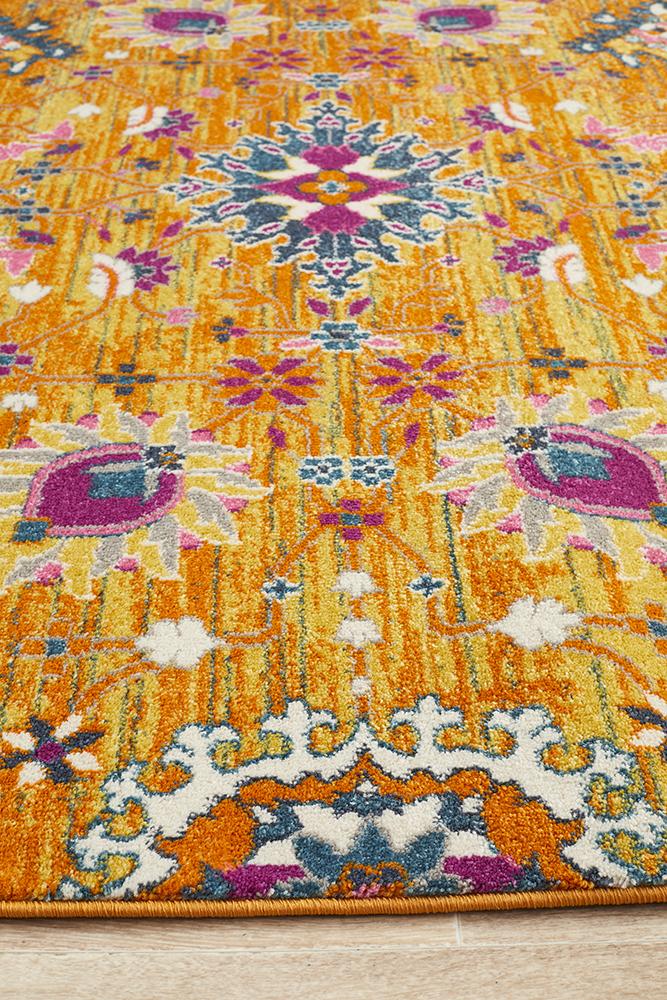 Babil Basra Bohemian Rust Rug - Floorsome - MODERN - BLN - 210 - RUST - 230X160 - MODERN