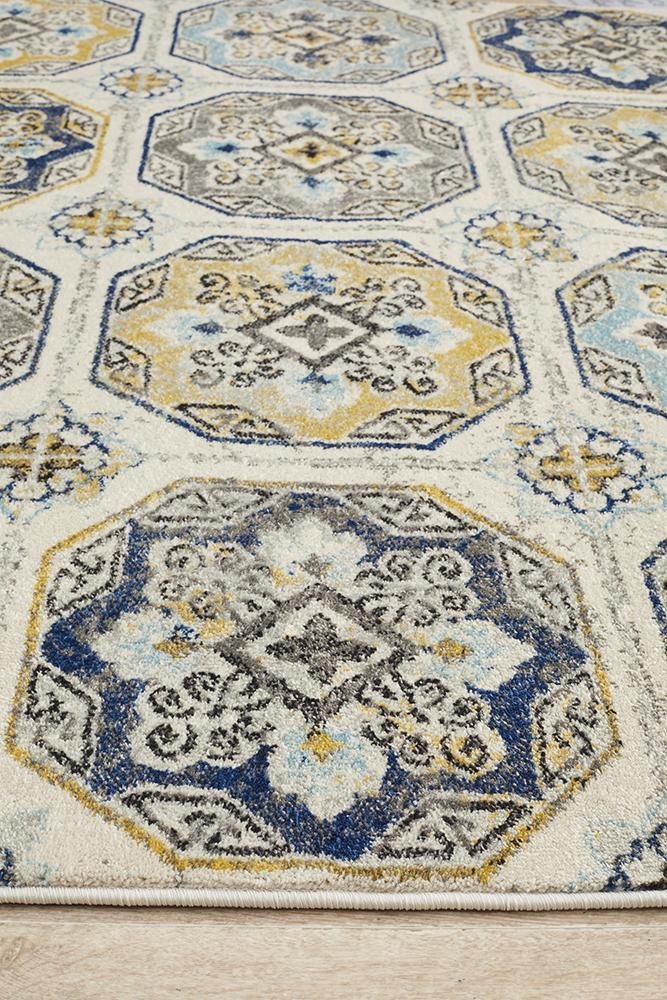 Babil Eshnunna Bohemian Blue Rug - Floorsome - MODERN - BLN - 204 - BLUE - 230X160 - MODERN