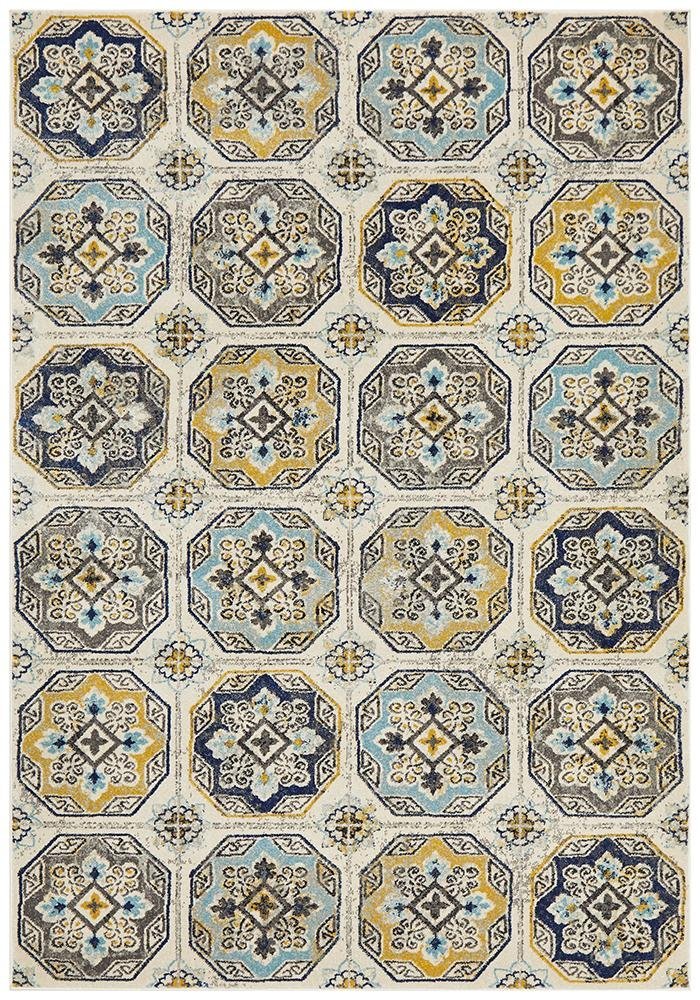 Babil Eshnunna Bohemian Blue Rug - Floorsome - MODERN - BLN - 204 - BLUE - 230X160 - MODERN