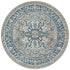 Babil Harran Bohemian Blue Round Rug - Floorsome - MODERN