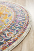 Babil Harran Bohemian Multi Round Rug - Floorsome - MODERN - BLN - 207 - MULT - 150X150 - MODERN