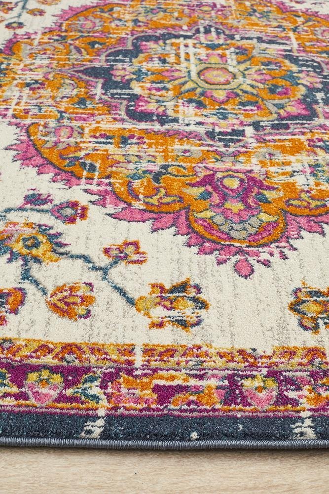 Babil Mosul Bohemian White Rug - Floorsome - MODERN - BLN - 205 - WHT - 230X160 - MODERN