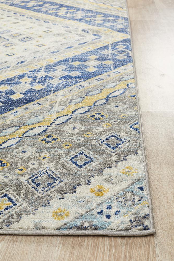 Babil Nimrud Bohemian Navy Rug - Floorsome - MODERN - BLN - 203 - NAVY - 230X160 - MODERN
