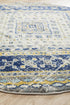 Babil Nimrud Bohemian Round Rug - Floorsome - MODERN - BLN - 203 - NAVY - 150X150 - MODERN