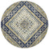 Babil Nimrud Bohemian Round Rug - Floorsome - MODERN - BLN - 203 - NAVY - 150X150 - MODERN