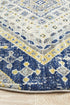 Babil Nimrud Bohemian Round Rug - Floorsome - MODERN - BLN - 203 - NAVY - 150X150 - MODERN