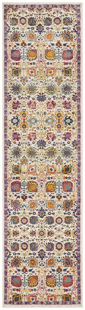 Babil Nuzi Bohemian Multi Rug - Floorsome - MODERN - BLN - 206 - MULT - 300X80 - MODERN