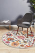 Babil Samarra Bohemian Multi Round Rug - Floorsome - MODERN - BLN - 208 - MULT - 150X150 - MODERN