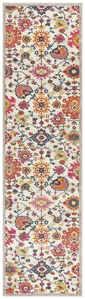 Babil Samarra Bohemian Runner Rug - Floorsome - MODERN - BLN - 208 - MULT - 300X80 - MODERN