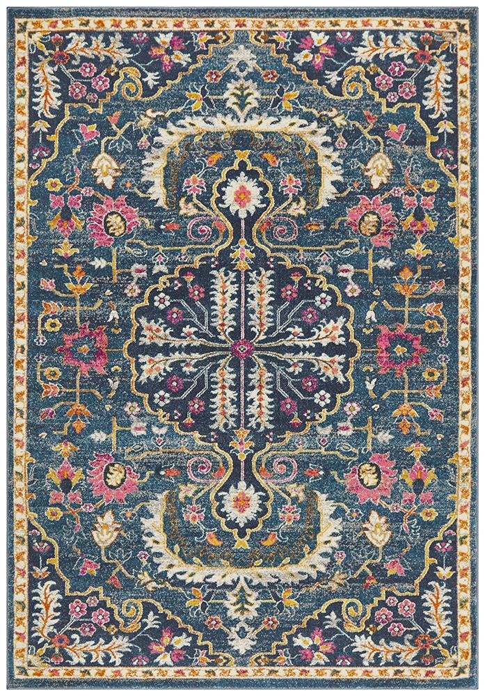 Babil Seleucia Bohemian Navy Rug - Floorsome - MODERN - BLN - 209 - NAVY - 230X160 - MODERN