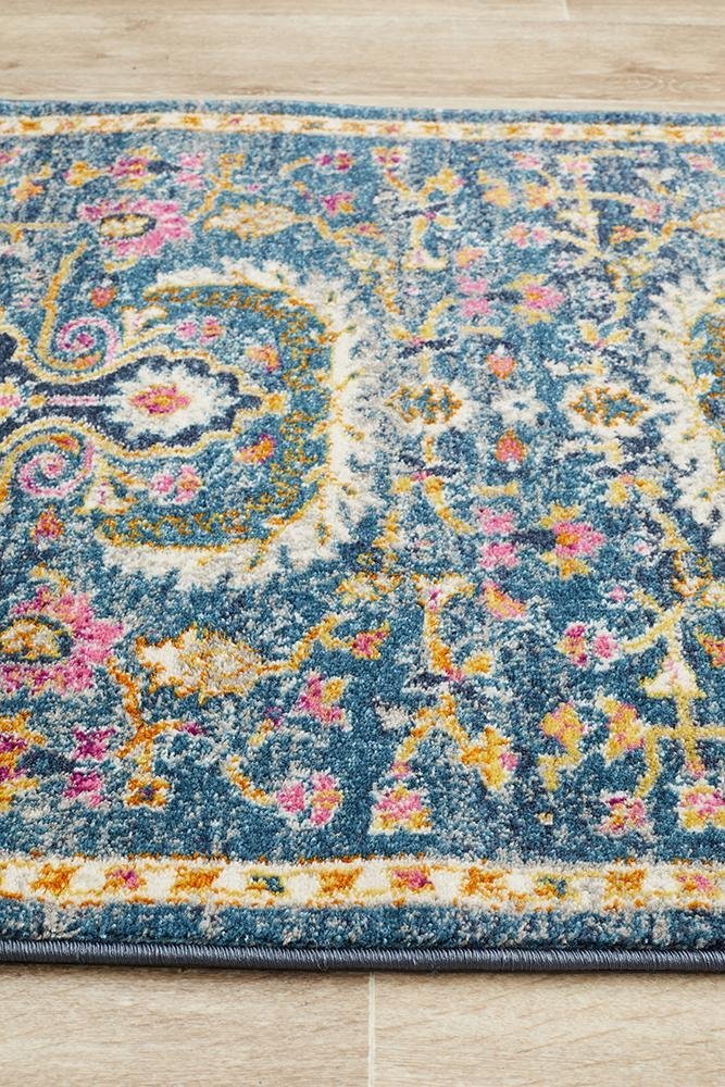 Babil Seleucia Bohemian Navy Runner Rug - Floorsome - MODERN - BLN - 209 - NAVY - 300X80 - MODERN