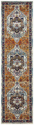 Babil Uruk Bohemian Rust Runner Rug - Floorsome - MODERN - BLN - 201 - RUST - 300X80 - MODERN