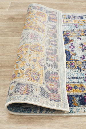 Babil Uruk Bohemian Rust Runner Rug - Floorsome - MODERN