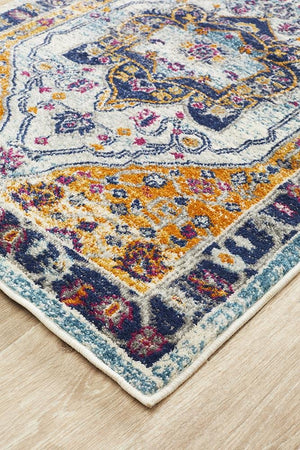Babil Uruk Bohemian Rust Runner Rug - Floorsome - MODERN