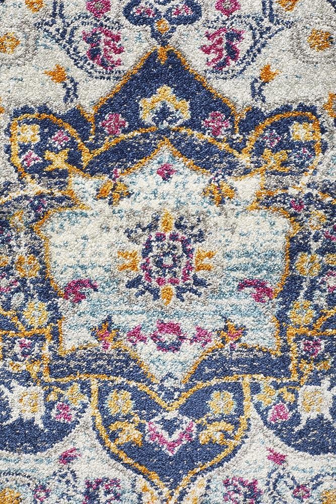 Babil Uruk Bohemian Rust Runner Rug - Floorsome - MODERN - BLN - 201 - RUST - 300X80 - MODERN