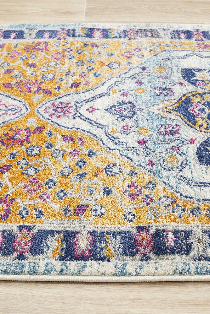 Babil Uruk Bohemian Rust Runner Rug - Floorsome - MODERN - BLN - 201 - RUST - 300X80 - MODERN