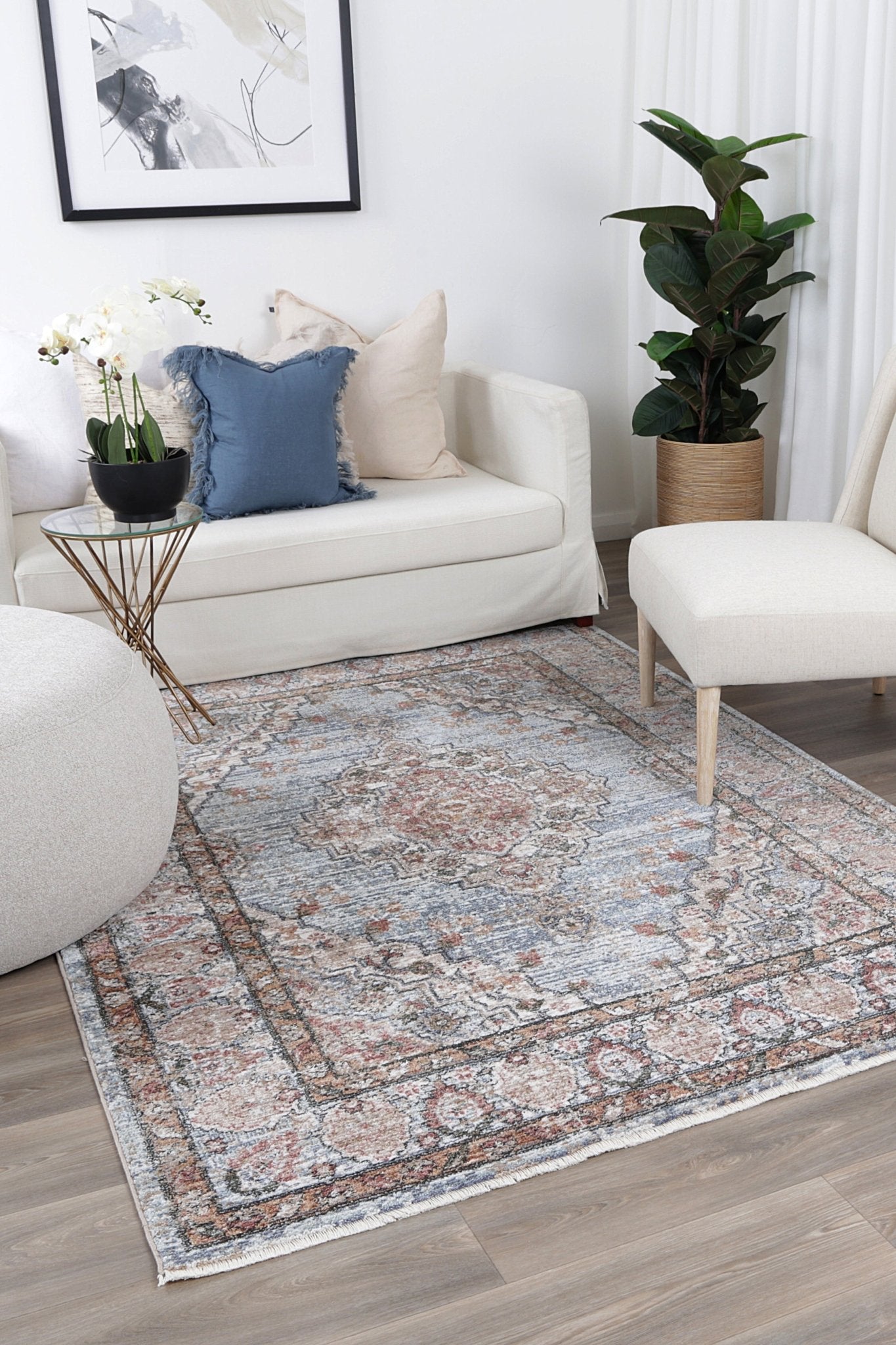 Baile Hampden Vintage Inspired Rug - Floorsome - Area Rug - BALT120B02 - Area Rug