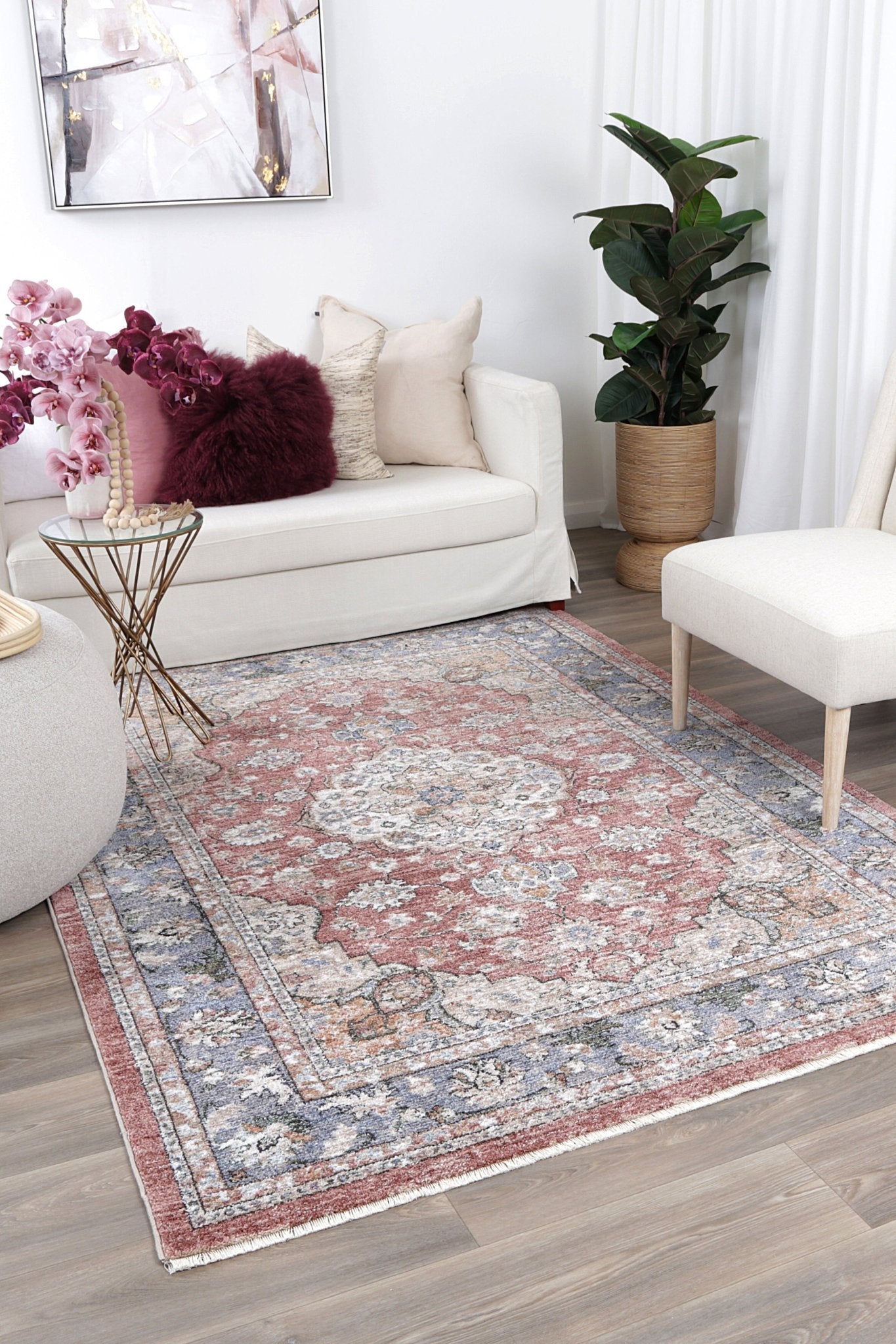 Baile Overlea Vintage Inspired Rug - Floorsome - Area Rug - BALT120B03 - Area Rug