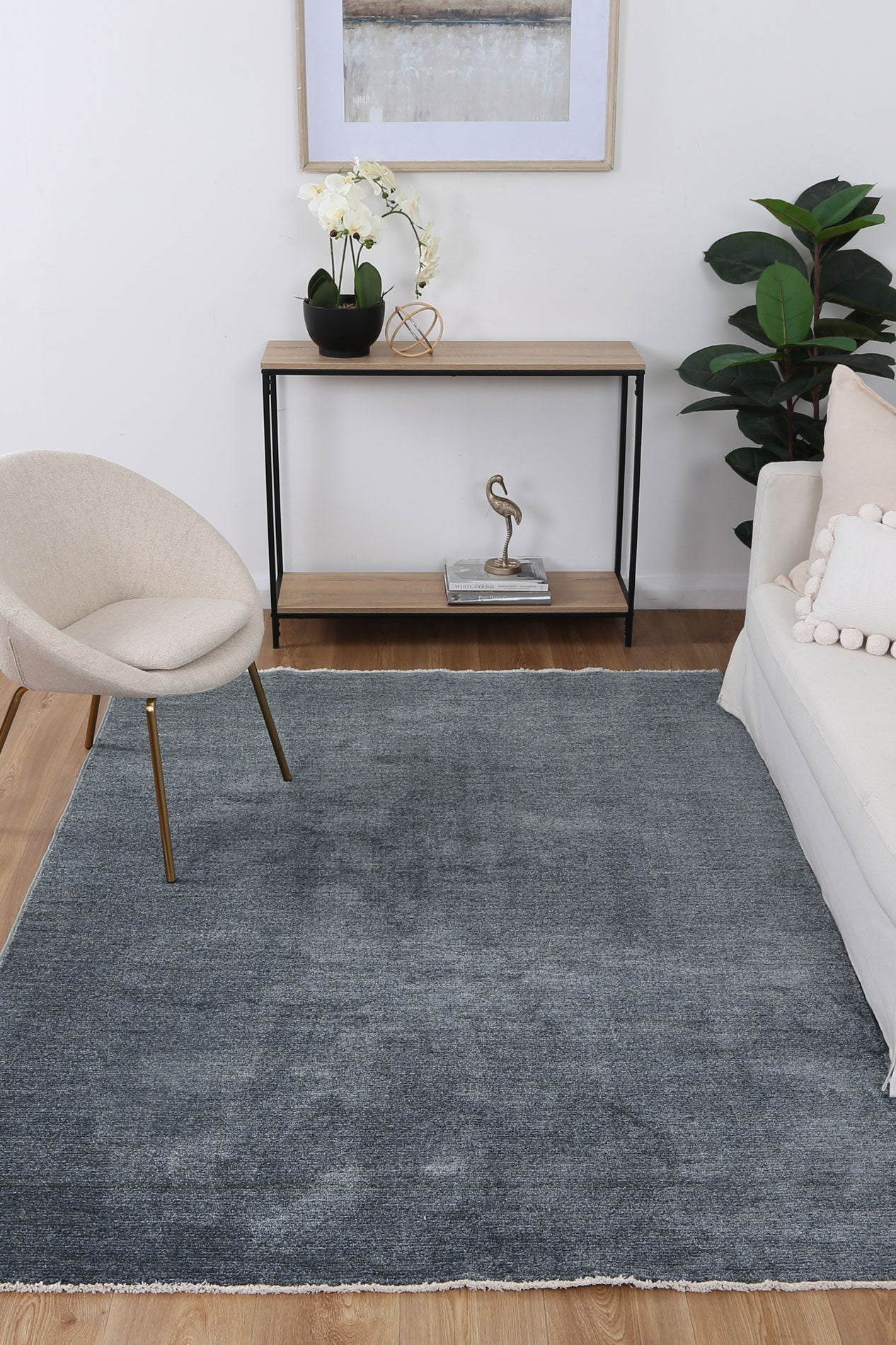 Baltimore Chobi Petrol Rug - Floorsome - Area Rug - BALT803PETR - Area Rug