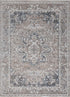 Baltimore Virginia Medallion Transitional Ash Rug - Floorsome - Area Rug - BALT240B07 - Area Rug
