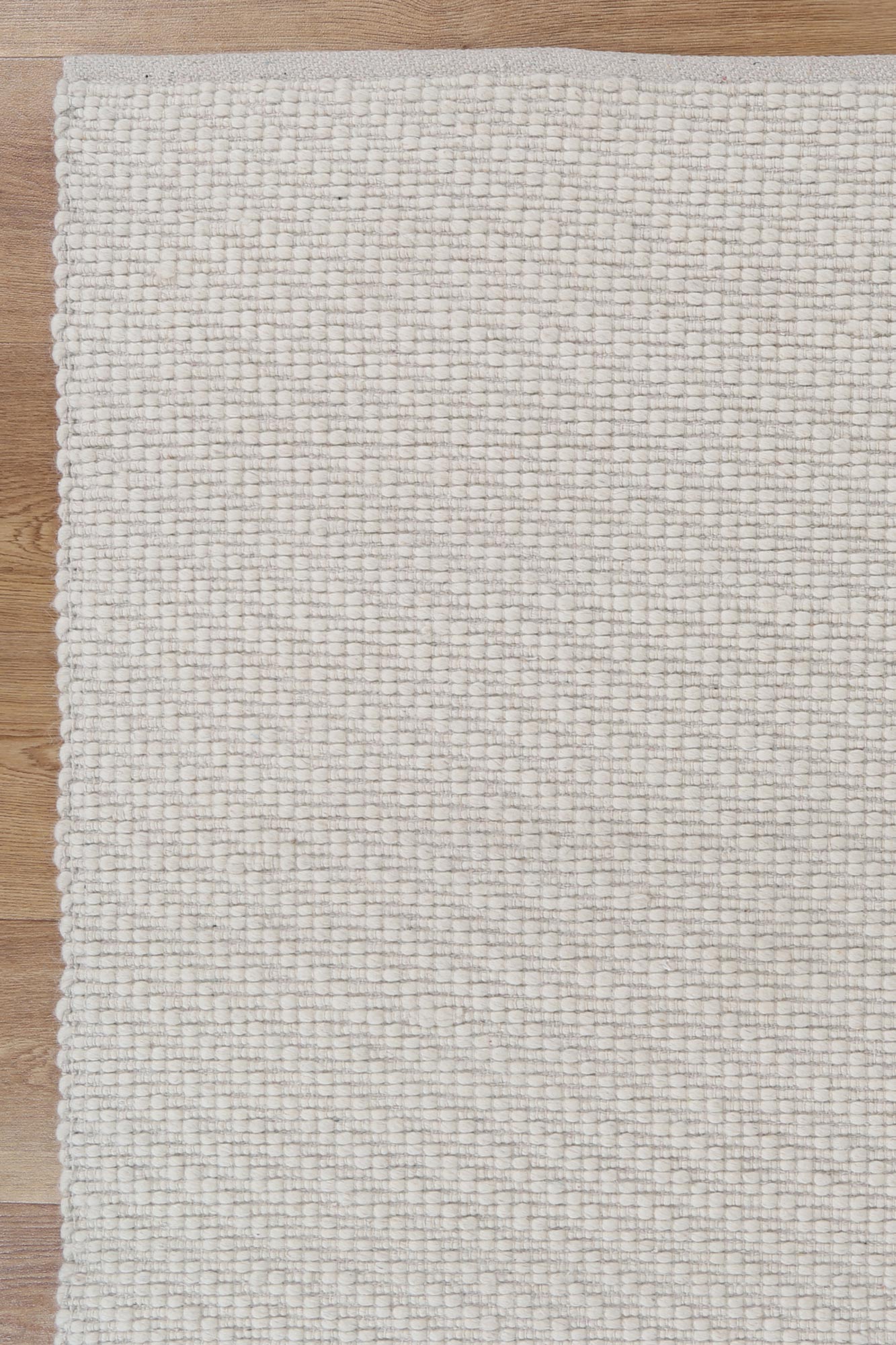 Basalt Ivory Wool Blend Textured Rug - IVOR - Floorsome - Area Rug - BASA155IVOR - Area Rug