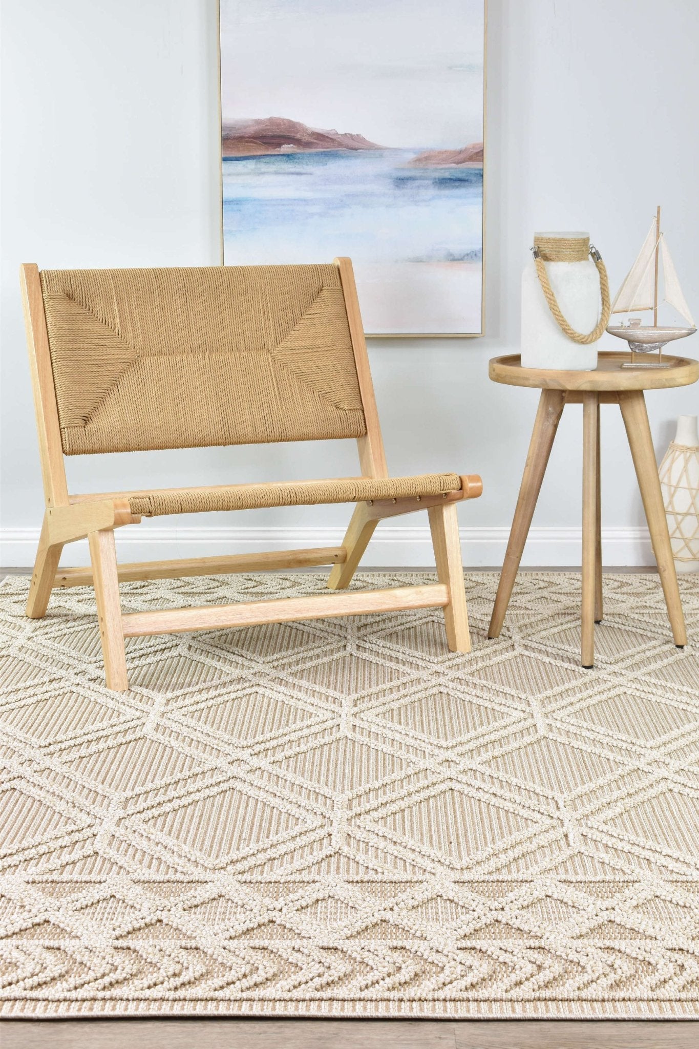 Berlin 0D117A Natural - Floorsome - INDOOR/OUTDOOR - BERLIN - 0D117A - BEIGE - 80X150 - INDOOR/OUTDOOR