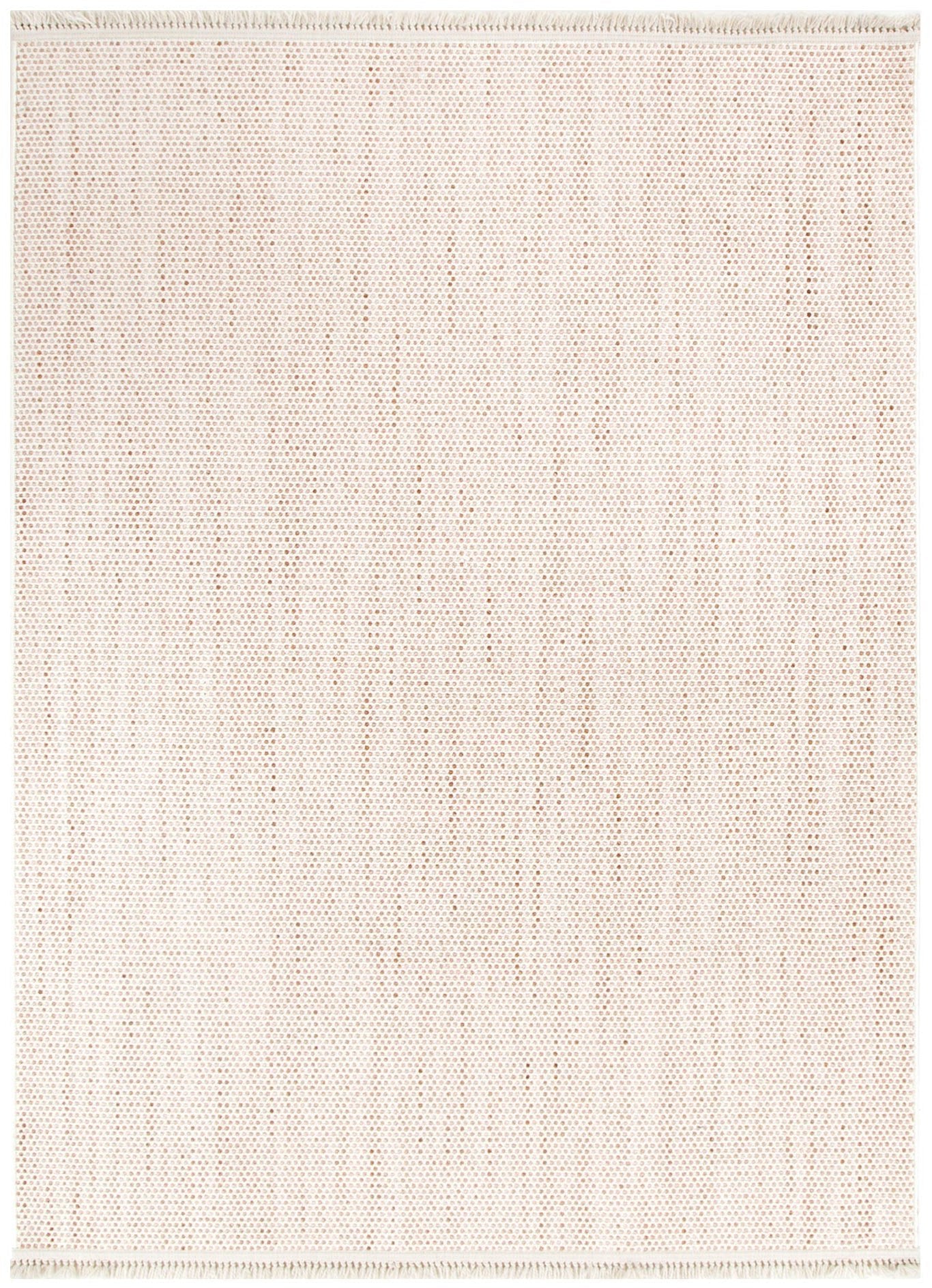 Berno Ivory Pink Loop Rug - Floorsome - Area Rug - BERN160B003 - Area Rug